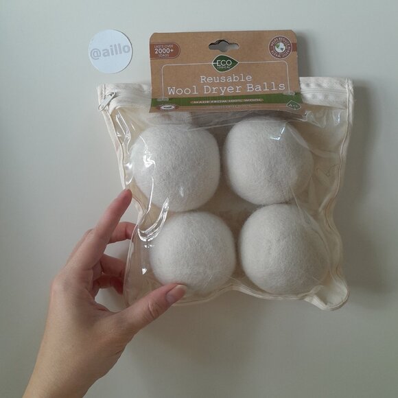 Eco Logical Reusable Wool Dryer Balls - Picture 3 of 10